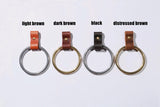 leather towel ring, bathroom hand towel ring holder