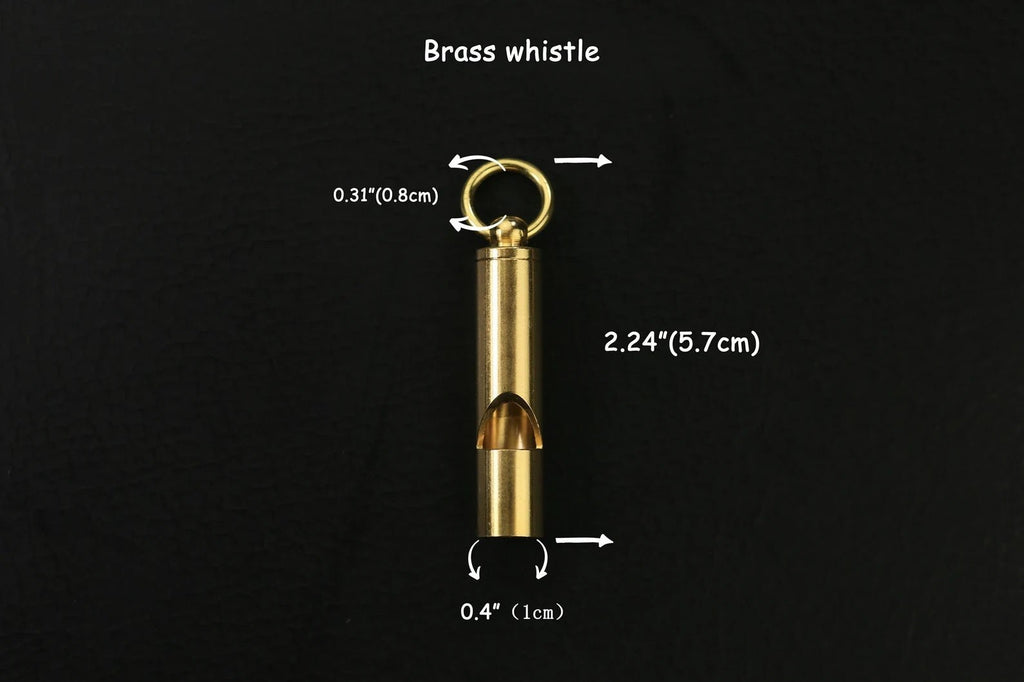 loudest brass emergency survival whistle