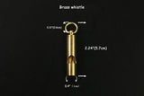 loudest brass emergency survival whistle