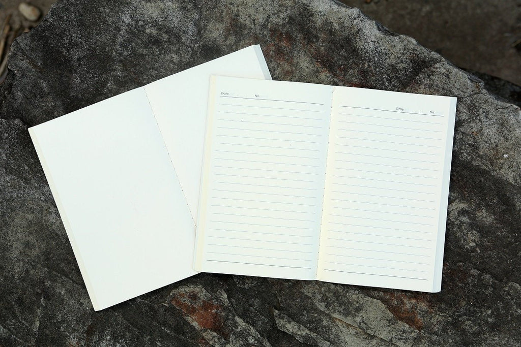 Personalized 5 x 8 inch distressed refillable leather travel journal notebook