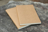 Personalized 5 x 8 inch distressed refillable leather travel journal notebook