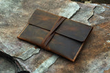 Personalized distressed leather case cover for Kindle Paperwhite 12th 11th gen generation / Simple leather new Kindle 2024 sleeve