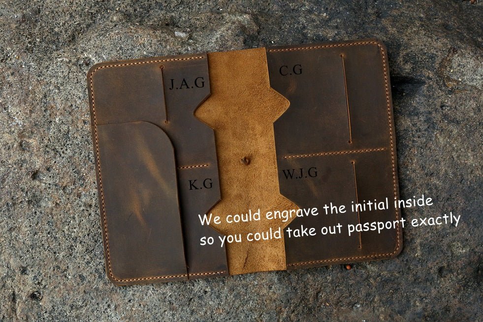 leather family 4 passport wallet