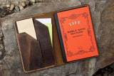 Personalized genuine leather cover sleeve for  Noble Note A5