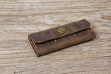 Personalized guitar picks leather case