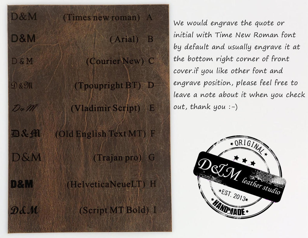 Personalized Hand stitched leather slim small laptop bag