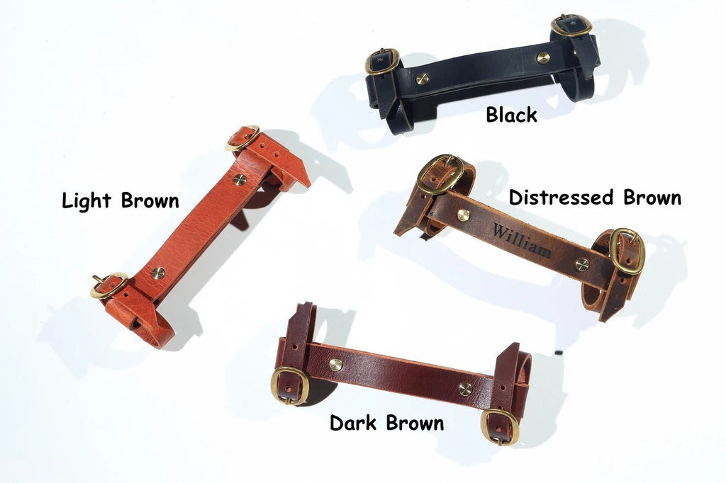 Personalized leather bike bicycle lifter handle