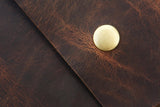 Personalized leather binder planner refillable binder