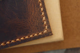 Personalized leather binder planner refillable binder