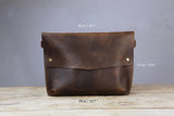 Personalized leather casual designer crossbody bag for men