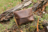 Personalized leather casual designer crossbody bag for men