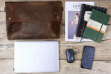 Personalized leather casual designer crossbody bag for men