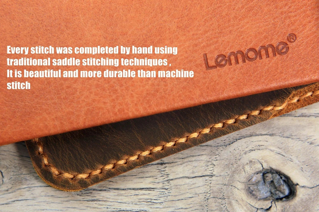 Personalized leather cover case for Lemome A5 writing notebook