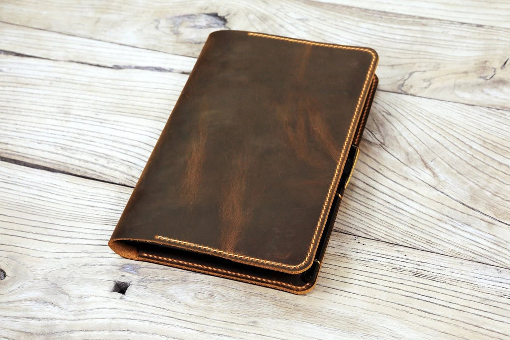 Personalized leather cover case for smart planner pro A5 B5 A4 size