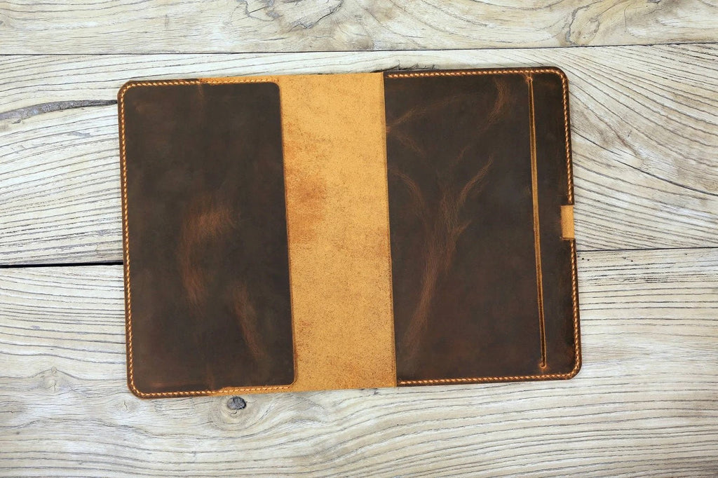 Personalized leather cover case for smart planner pro A5 B5 A4 size