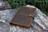 Personalized leather family 6 passport travel wallet cover case organizer