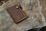 Personalized Leather field notes case wallet
