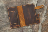 Personalized Leather field notes case wallet