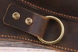 Personalized leather garden tool belt , distressed leather gardening belt farm floral belt