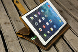 Personalized Leather iPad stand cover case for New iPad / iPad Pro 9.7 10.5