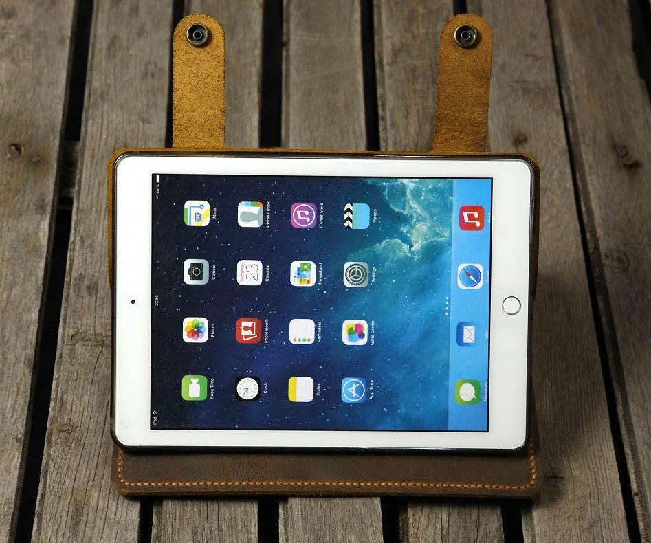 Personalized Leather iPad stand cover case for New iPad / iPad Pro 9.7 10.5