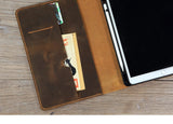 Personalized leather 2025 iPad 11th gen portfolio case cover, 2025 iPad air pro 13 11 case, leather iPad Pro 11 12.9 case