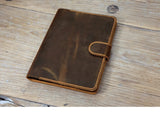 Personalized leather magnetic ipad 12.9 case , brown leather ipad air 4th generation case covers