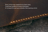 Personalized leather moleskine cover with pen holder