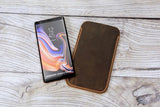 Personalized Leather phone case sleeve pouch for Samsung Galaxy phone S25 S24 S23 S22 S21 ultra plus , Note 20 10