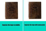 Personalized Leather Wedding Vow Books , his and her vow books