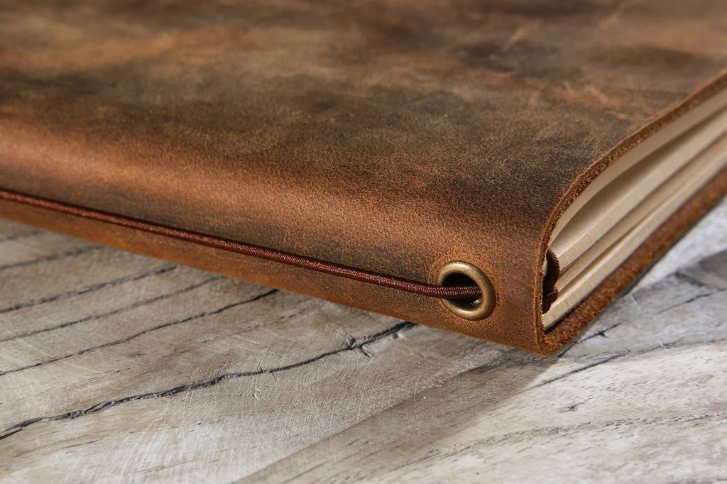 Personalized Leather Wedding Vow Books , his and her vow books
