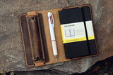 leather cover for pocket moleskine