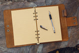 Personalized leather journal
