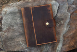 leather A5 refill binder