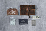 Rugged leather rolling tobacco pouch case tobacco accessories