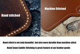 Rugged leather rolling tobacco pouch case tobacco accessories