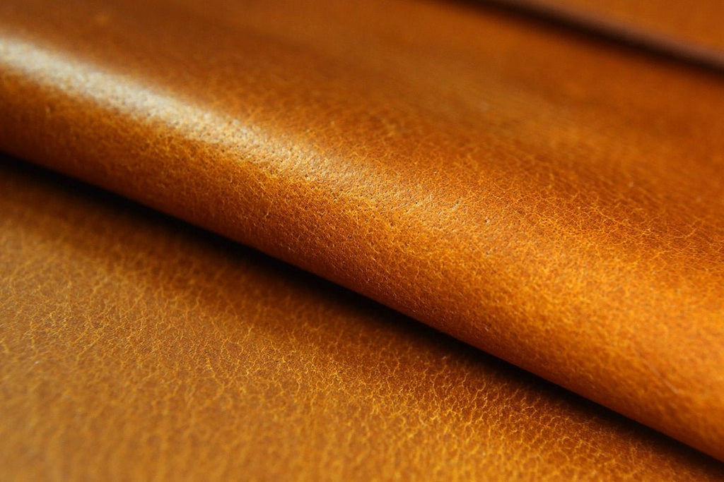vegetable tanned leather cover for moleskine notebook