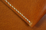 Vegetable tanned leather pencil pouch case