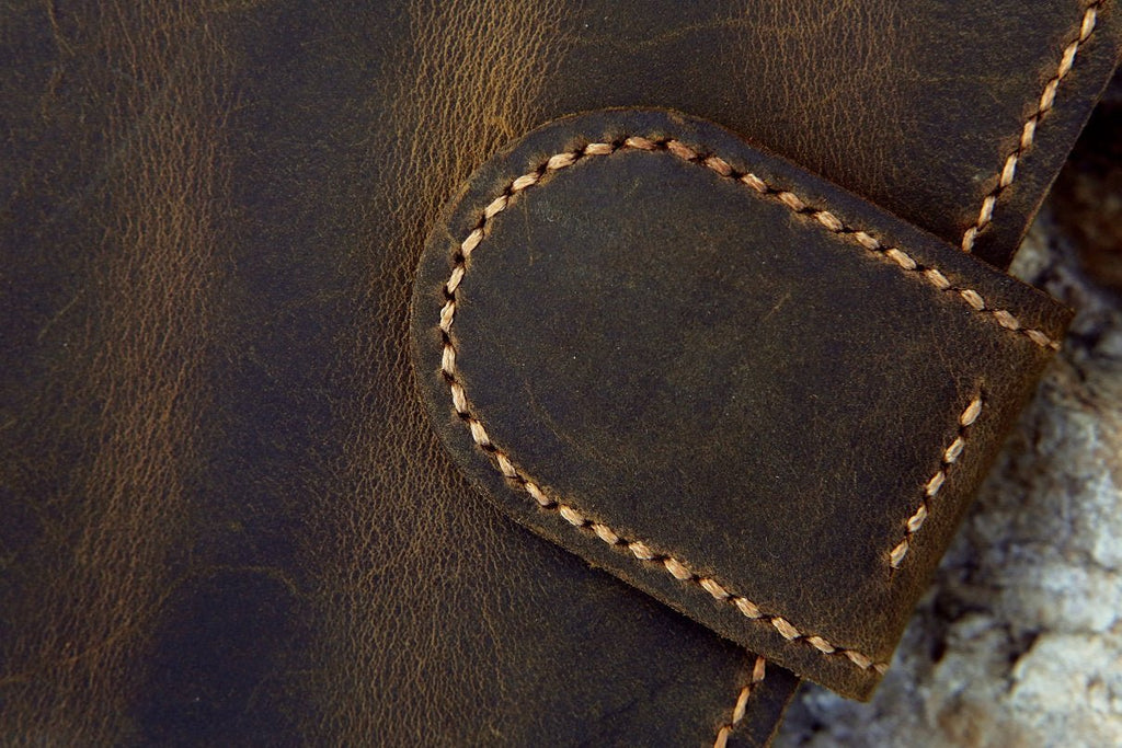 Vintage distressed leather iPad stand cover for 2022 new iPad Pro 12.9 11