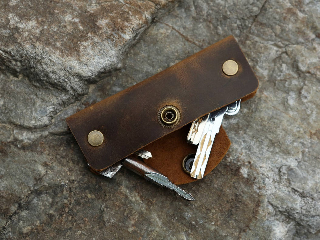 leather key organizer