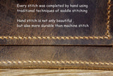 vintage leather tool tote bag for men