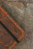 Women embossing Leather notebook cover for moleskine classic notebook large / pocket size