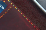 Women girl genuine leather iPhone wallet for iPhone 13 12 11 Pro Max red green leather phone wallet case for iPhone 13 12 mini IPX0MW