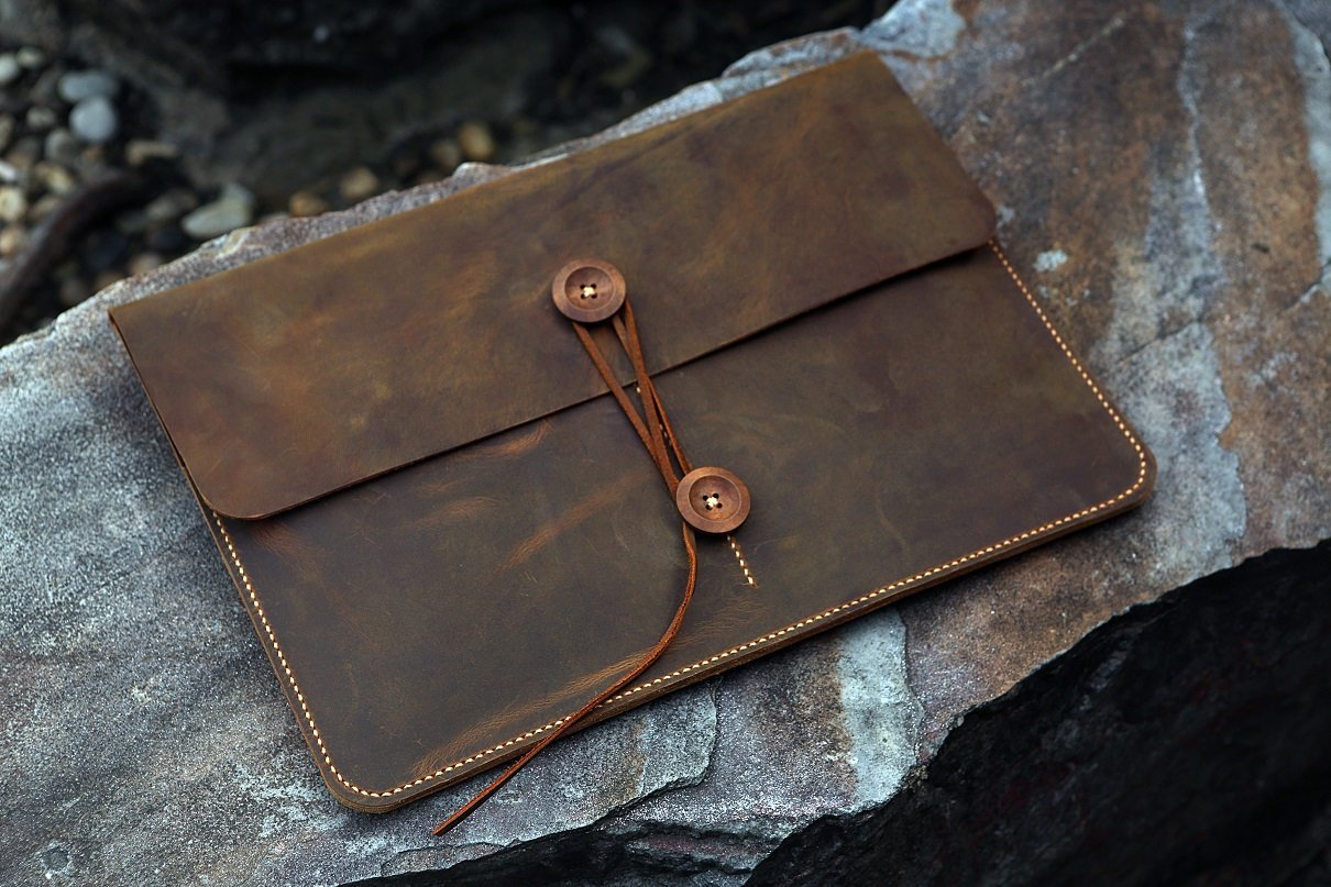 Engraved Leather Laptop Sleeve Covers – LeatherNeo