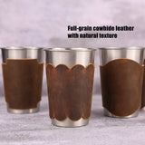 16 oz beer glass - DMleather