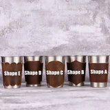 16 oz beer glass - DMleather