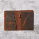 Personalized Leather Notebook Cover for TOPS Oxford 5x8 Notepad