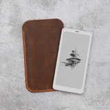 Leather boox palma 2 case sleeve with hand strap