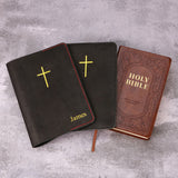 Black Holy bible book cover case for KJV Bible