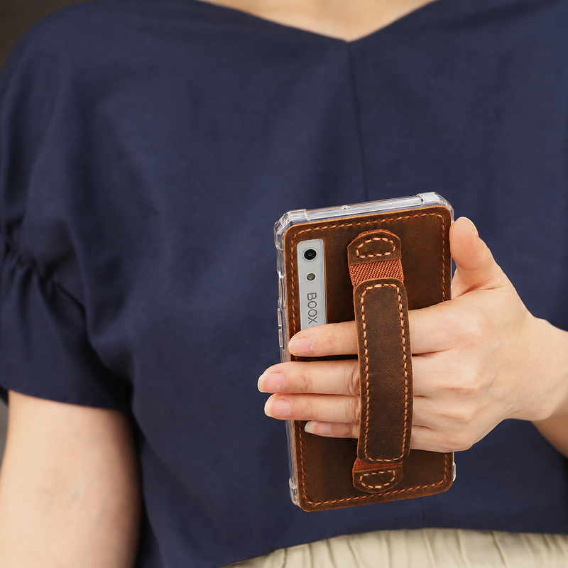 Leather boox palma 2 case sleeve with hand strap